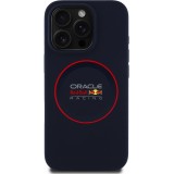 iPhone 15 Pro Max Case Hülle - Red Bull Racing MagSafe Silikonhülle mit rotem Ring - Blau