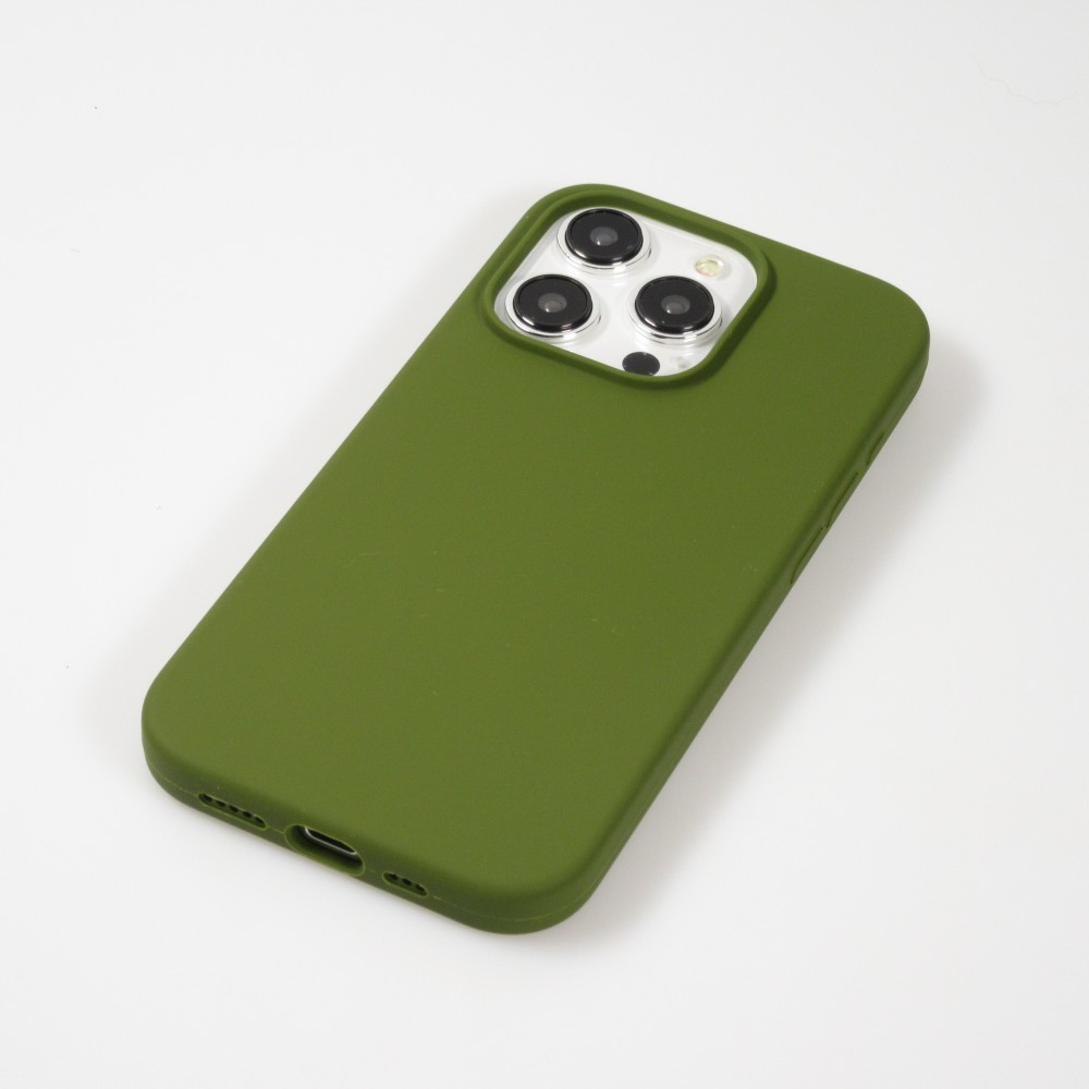 iPhone 15 Pro Max Case Hülle - Soft Touch - Militärgrün