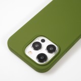 iPhone 15 Pro Max Case Hülle - Soft Touch - Militärgrün