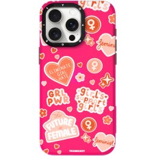 iPhone 15 Pro Max Case H&uuml;lle - Youngkit @Blushing. ginger Positive Quotes Case - Rot