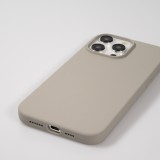 iPhone 15 Pro Case Hülle - Soft Touch - Taupe