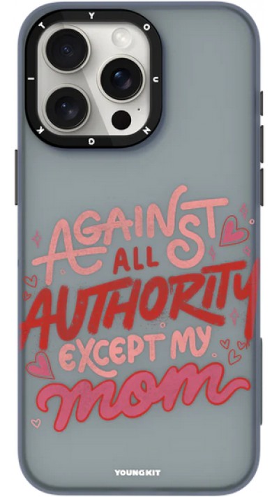 iPhone 15 Pro Case H&uuml;lle - Youngkit @Blushing. ginger Positive Quotes Case - Schwarz