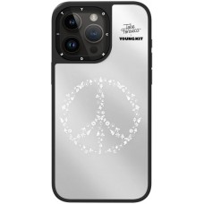 iPhone 15 Pro Case H&uuml;lle - Youngkit @Tobe Fonseca Mirror Case mit MagSafe - Peace
