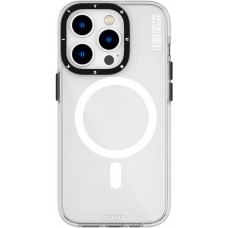 iPhone 15 Pro Case Hülle - Youngkit Transparent Crystal Glossy Case avec Magsafe - Transparent