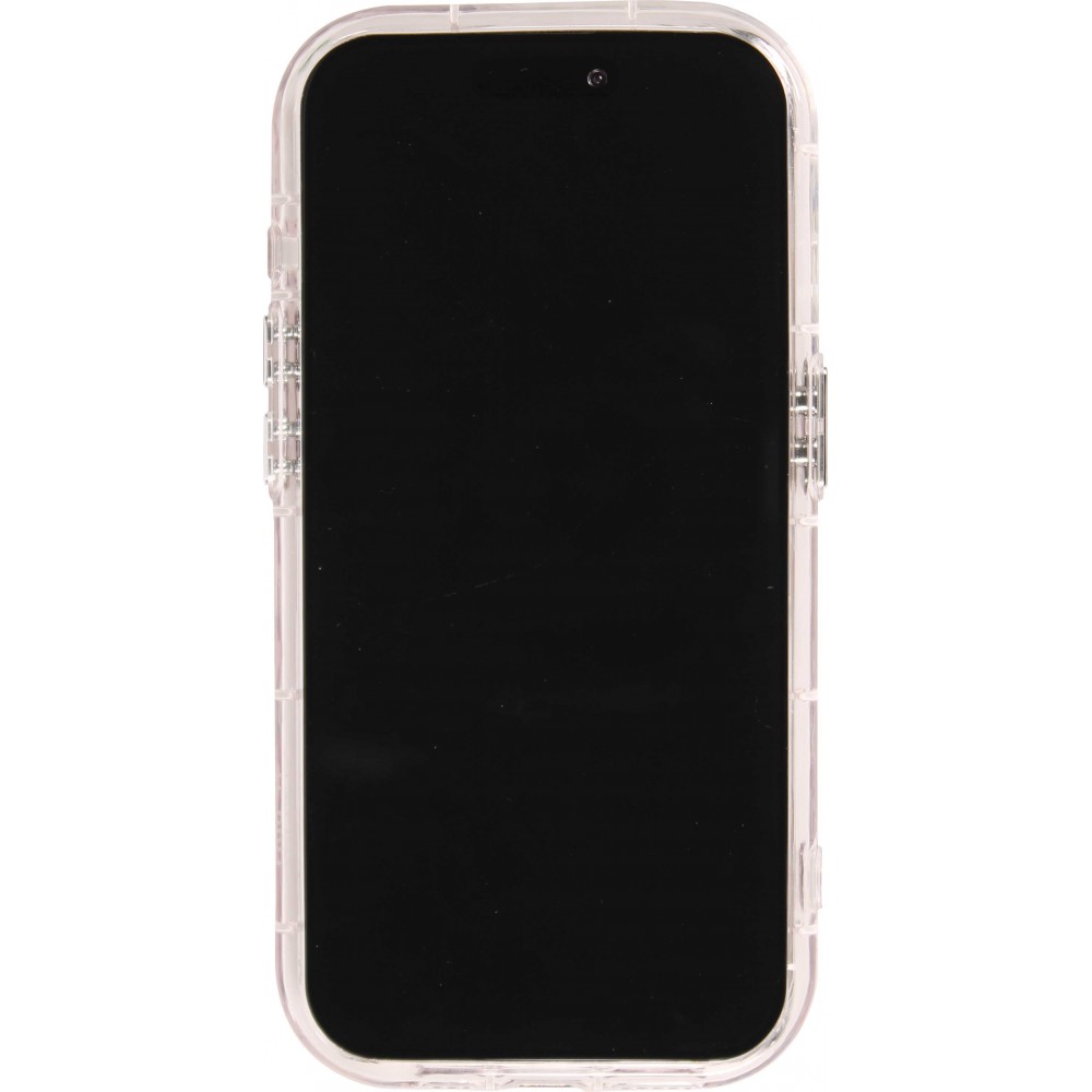 iPhone 15 Case Hülle - Silikon Spiegel Motivational - Silber