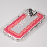 iPhone 15 Case Hülle - Silikon Spiegel Motivational - Silber