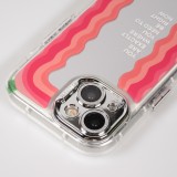 iPhone 15 Case Hülle - Silikon Spiegel Motivational - Silber