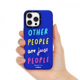 iPhone 15 Case H&uuml;lle - Youngkit @LisadotDesign Positive Quotes Case Overthink this