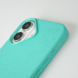 iPhone 16e Case Hülle - Bio Eco-Friendly Vegan mit Handykette Necklace - Türkis