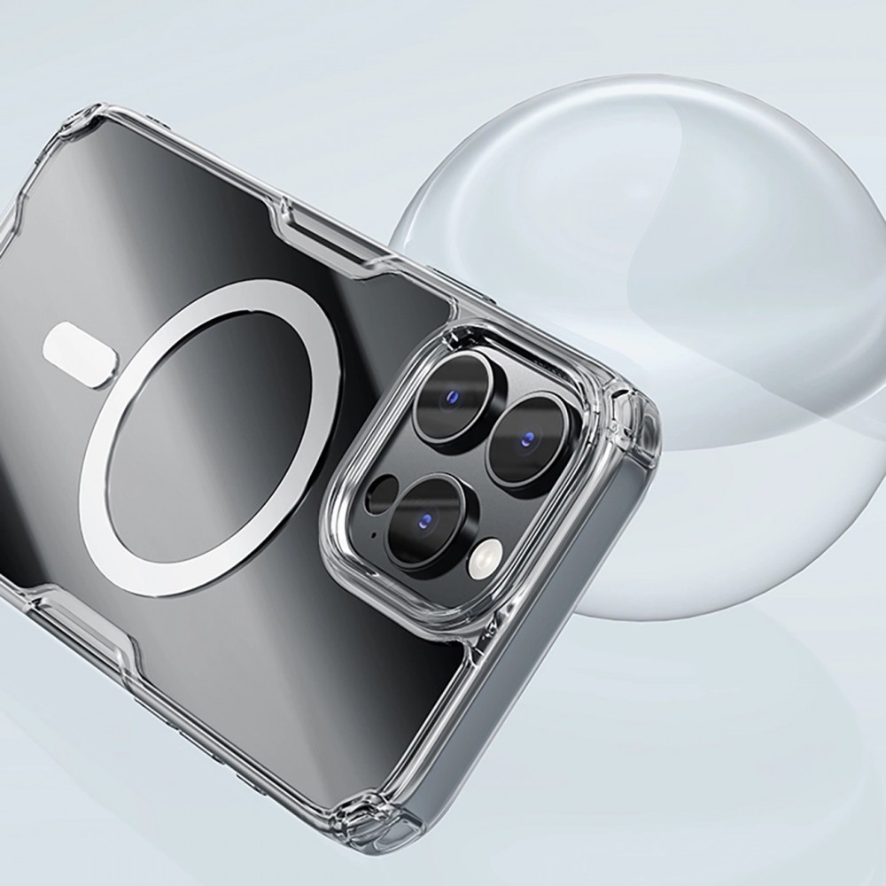 iPhone 16 Case H&uuml;lle - Nillkin MagSafe Transparent Nature Pro H&uuml;lle