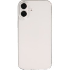 iPhone 16 Plus Case Hülle - Ultra-thin Gummi Transparent 0.8 mm Gel-Silikon Superdünn und flexibel