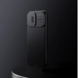 iPhone 16 Pro Max Case Hülle - Nillkin CamShield Pro Magnetic Case mit MagSafe - Schwarz