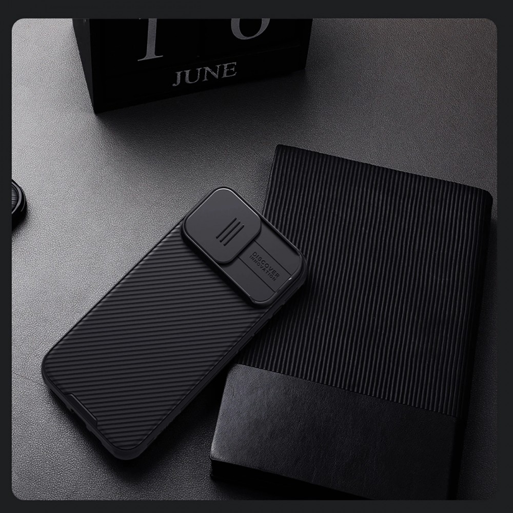 iPhone 16 Pro Max Case Hülle - Nillkin CamShield Pro Magnetic Case mit MagSafe - Schwarz