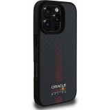 iPhone 16 Pro Case Hülle - Red Bull Racing Carbon Powerbar MagSafe - Schwarz