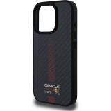 iPhone 16 Pro Case Hülle - Red Bull Racing Carbon Powerbar MagSafe - Schwarz