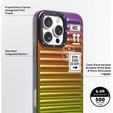 iPhone 16 Pro Max Case H&uuml;lle - Youngkit Glow Luggage-Inspired - Violett/blau