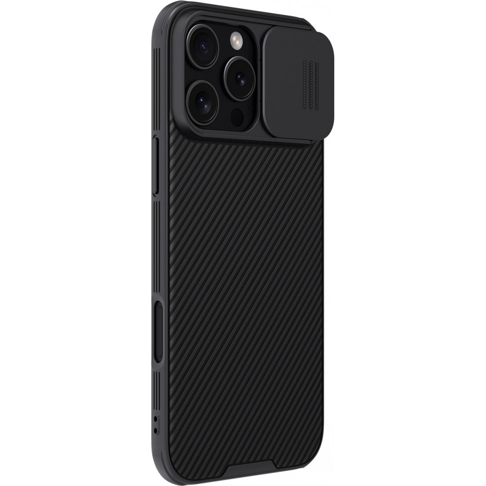 iPhone 16 Pro Case Hülle - Nillkin CamShield Pro Magnetic Case mit MagSafe - Schwarz
