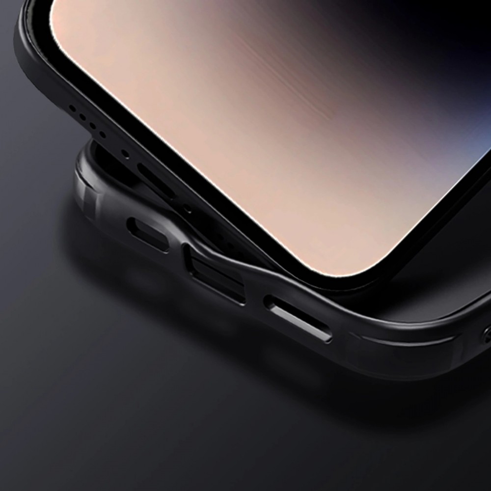 iPhone 16 Pro Case Hülle - Nillkin CamShield Pro Magnetic Case mit MagSafe - Schwarz