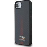 iPhone 16e Case H&uuml;lle - Red Bull Racing Carbon Powerbar MagSafe - Schwarz