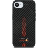 iPhone 16e Case H&uuml;lle - Red Bull Racing Carbon Powerbar MagSafe - Schwarz