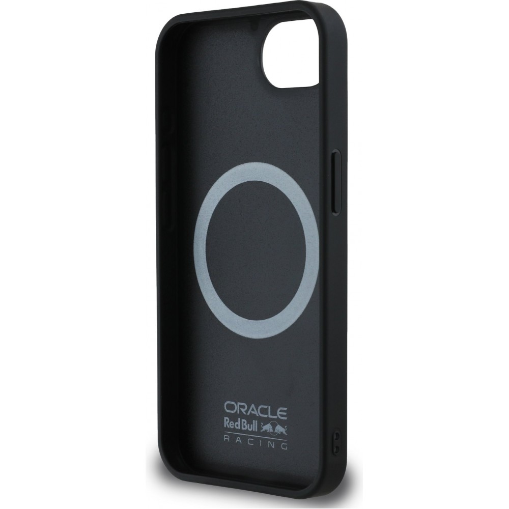 iPhone 16e Case H&uuml;lle - Red Bull Racing Carbon Powerbar MagSafe - Schwarz