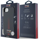 iPhone 16e Case H&uuml;lle - Red Bull Racing Carbon Powerbar MagSafe - Schwarz