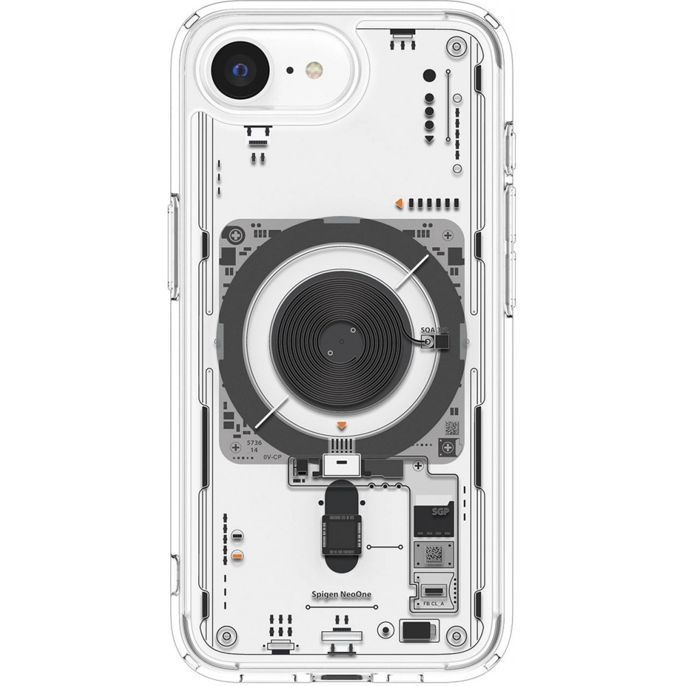 iPhone 16e Case Hülle - Spigen Ultra Hybrid MagSafe Neo One - Transparent