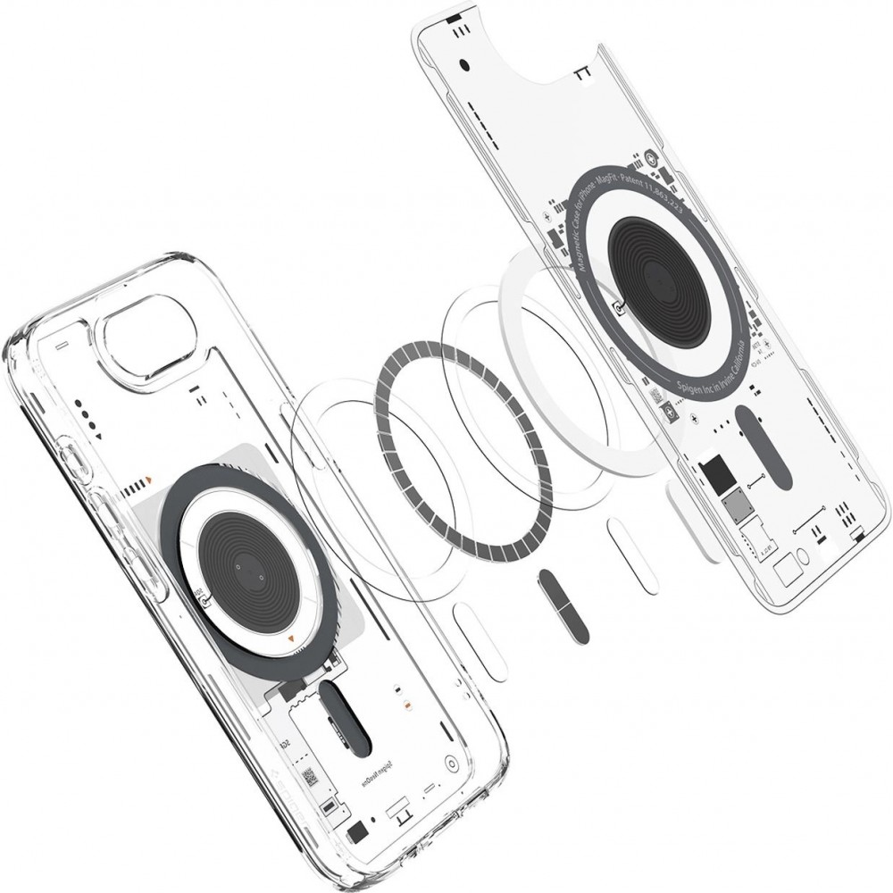 iPhone 16e Case Hülle - Spigen Ultra Hybrid MagSafe Neo One - Transparent