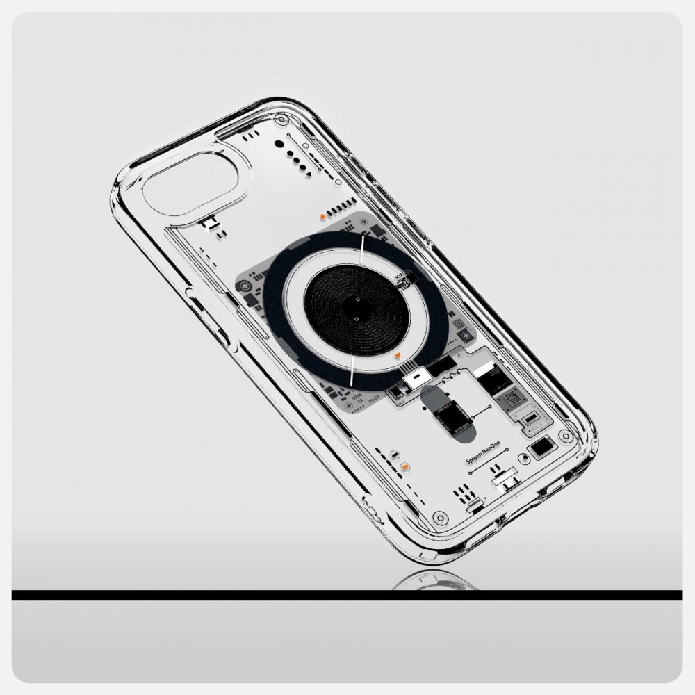 iPhone 16e Case Hülle - Spigen Ultra Hybrid MagSafe Neo One - Transparent