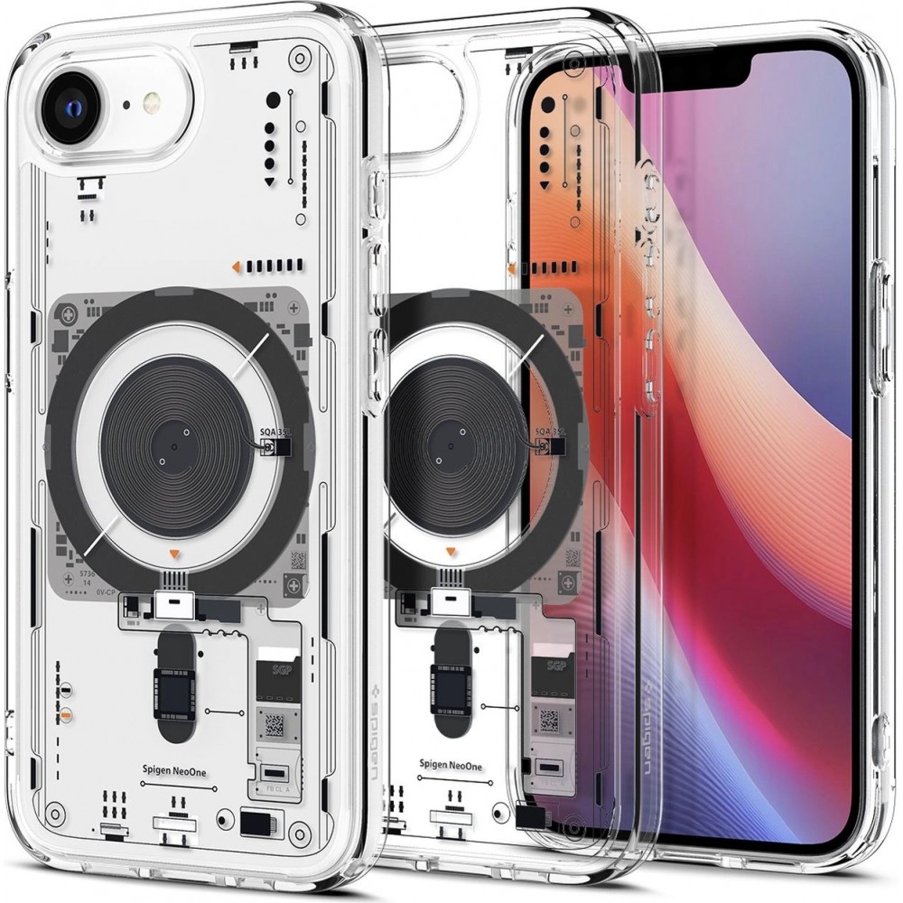 iPhone 16e Case Hülle - Spigen Ultra Hybrid MagSafe Neo One - Transparent