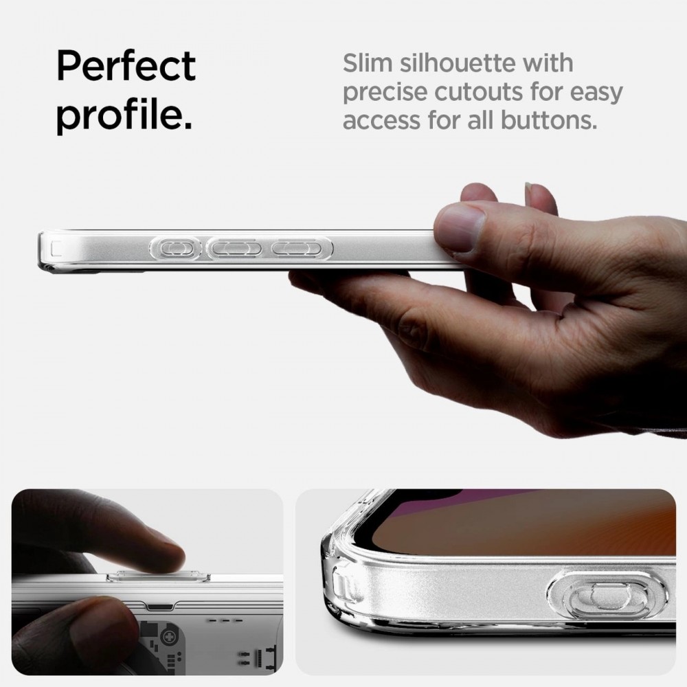 iPhone 16e Case Hülle - Spigen Ultra Hybrid MagSafe Neo One - Transparent
