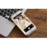 Hülle iPhone X / Xs - Lumee Selphie LED - Weiss