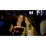 Hülle iPhone X / Xs - Lumee Selphie LED - Weiss