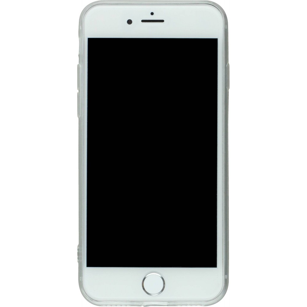 Hülle iPhone 16e - Gummi kleines Herz - Weiss