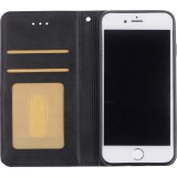 Hülle iPhone 16e - Flip Geometrisch - Schwarz