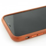 Hülle iPhone XR - Qialino Echtleder - Braun