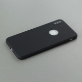 Hülle iPhone XR - Silicone Mat - Schwarz