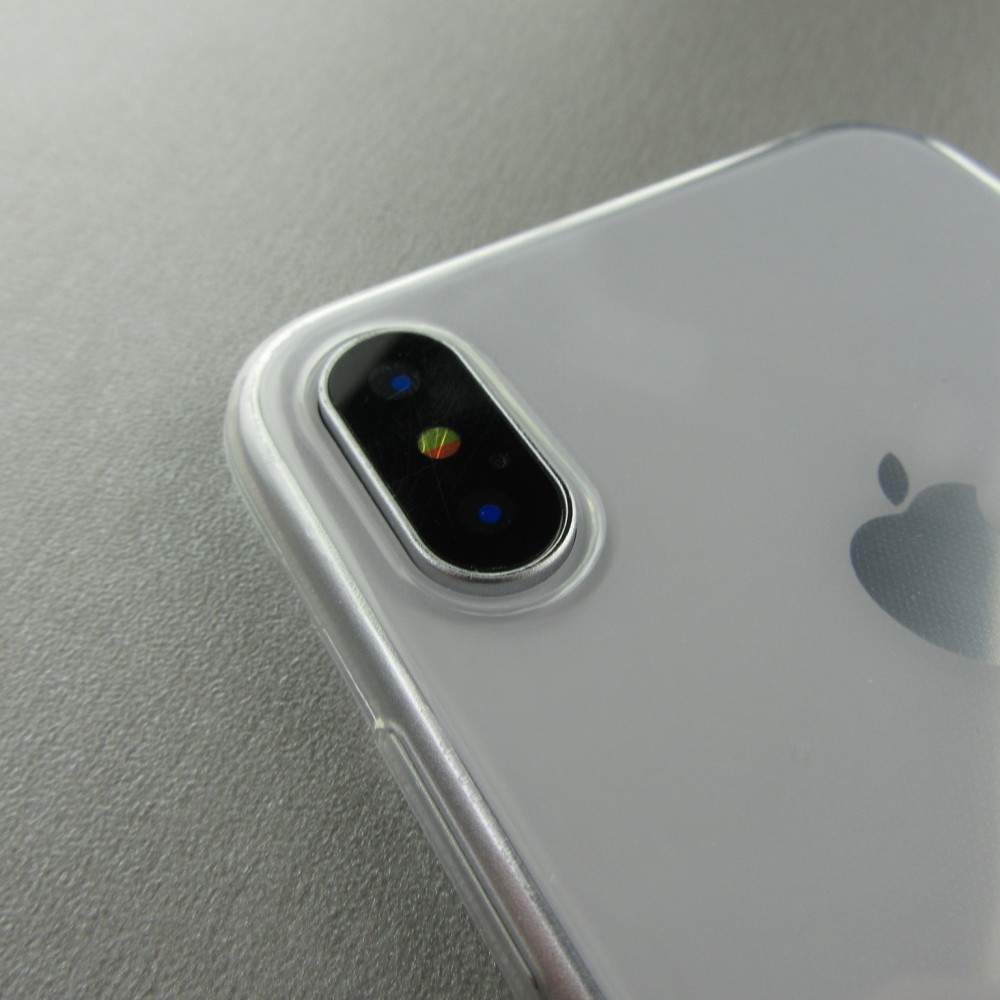 Hülle iPhone X / Xs - Ultra-thin Gummi Transparent 0.8 mm Gel-Silikon Superdünn und flexibel