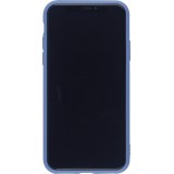 Hülle iPhone X / Xs - Silikon Mat Herz lavendel