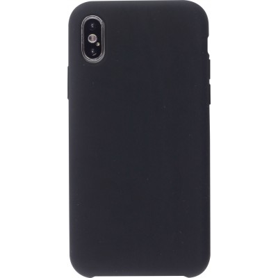 Coque iPhone X / Xs - Soft Touch - Noir