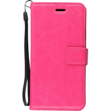 Hülle iPhone XR - Premium Flip - Dunkelrosa