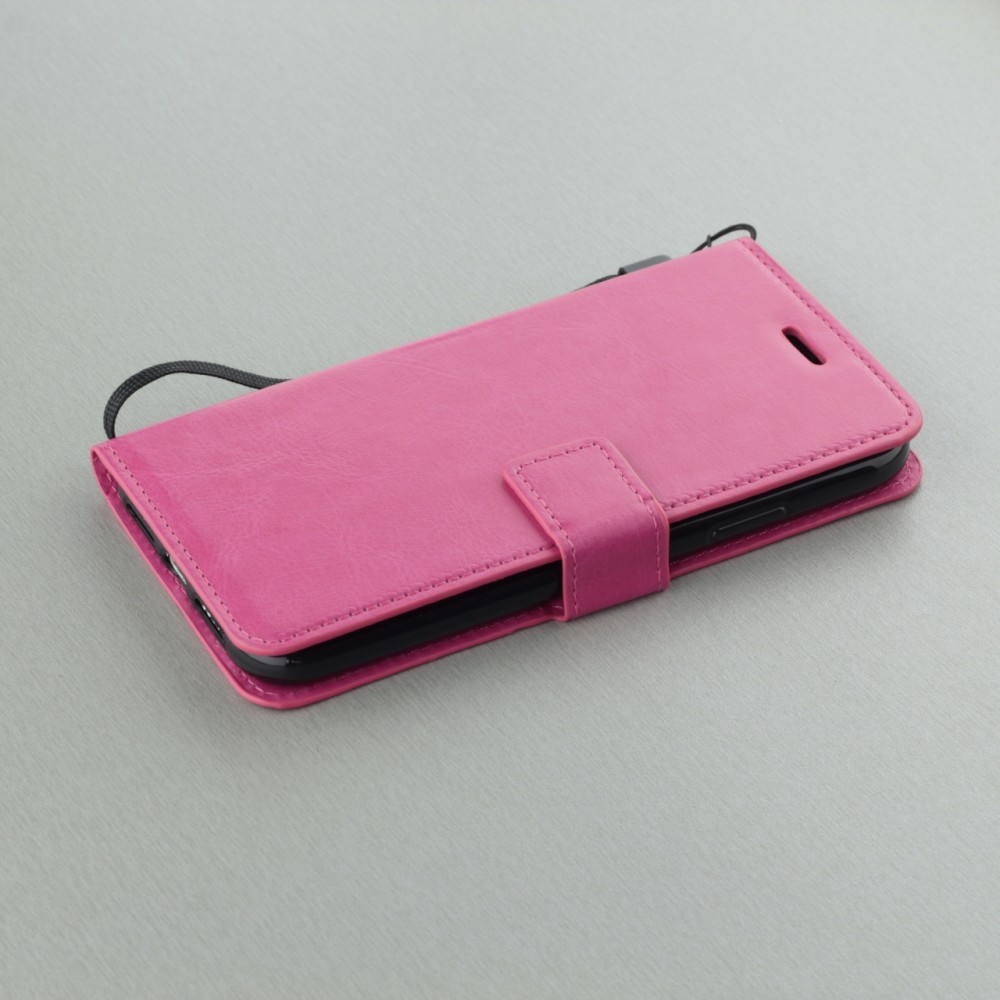 Hülle iPhone XR - Premium Flip - Dunkelrosa