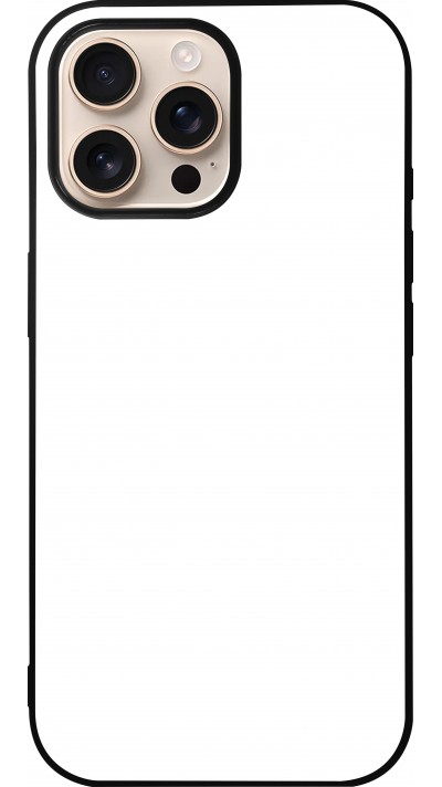 Personalisierte Hülle mit schwarzen Silikonrändern - iPhone 16 Pro Max