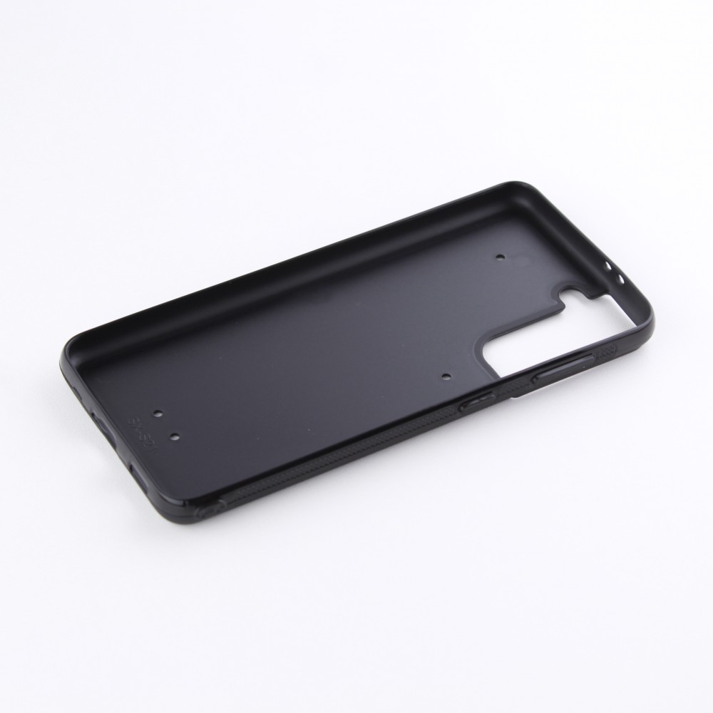 Custom Hülle Silikon schwarz - Samsung Galaxy S24 FE