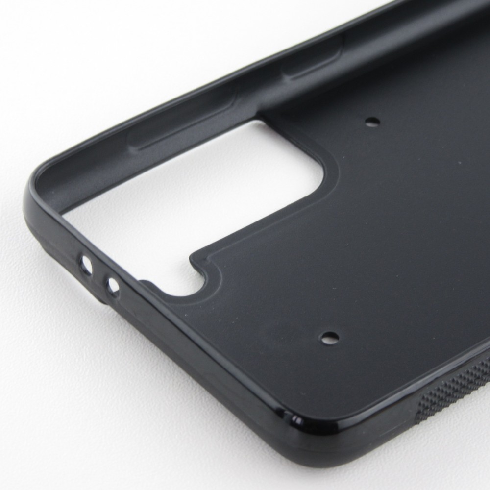 Custom Hülle Silikon schwarz - Samsung Galaxy S24 FE
