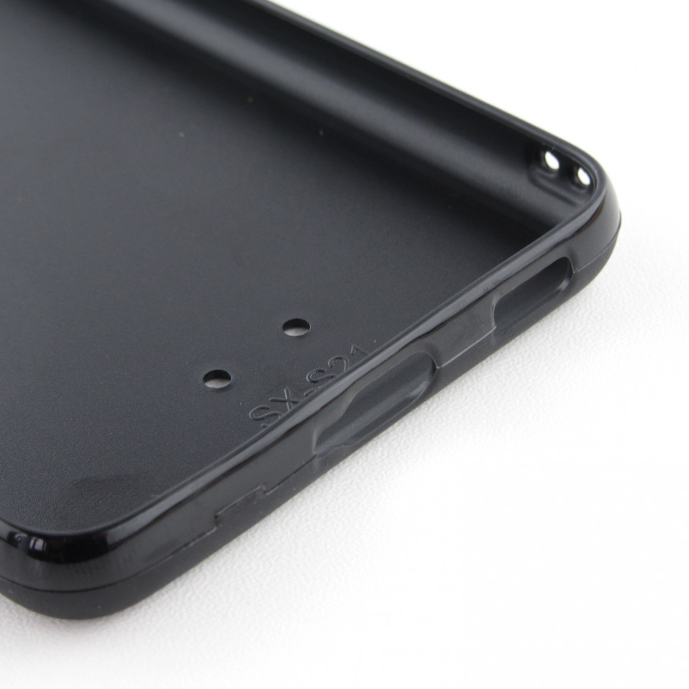 Custom Hülle Silikon schwarz - Samsung Galaxy S24 FE