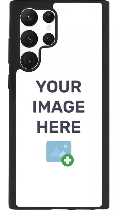 Custom Hülle Silikon schwarz - Samsung Galaxy S25 Ultra