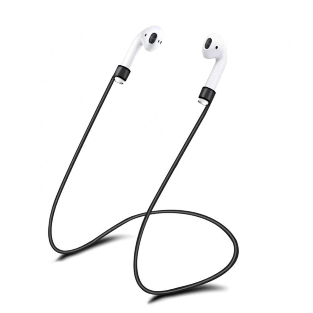 Verlustsicheres Silikon-Kopfhörerband - Schwarz - AirPods 1 / 2 / Pro