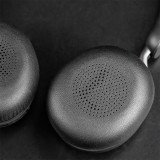 Weiche Leder-Ersatz-Ohrpolster für Jabra Evolve2 65 / Evolve2 40 / Elite 45h - Schwarz