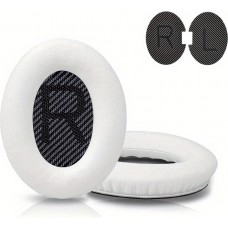 Ersatz-Ohrpolster für Bose QuietComfort QC2/QC15/QC25/QC35/QC45/SoundLink/SoundTrue - Weiss